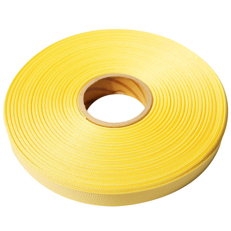 6.리본_골직(Grosgrain)_5mmx50yd_G6_연노랑(Pale-Yellow)